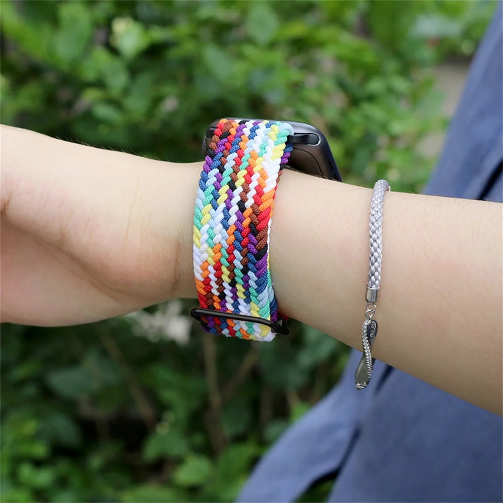 Geflochtenes Nylon-Loop-Band für die Apple Watch