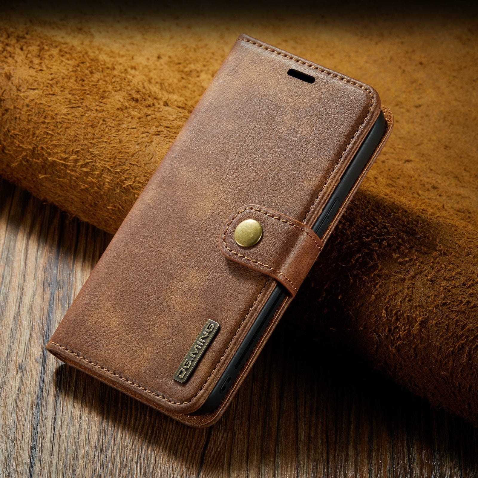 Abnehmbare iPhone 13 Wallet-Hülle | 2-in-1-Luxus-Magnetkartenhalter aus Leder