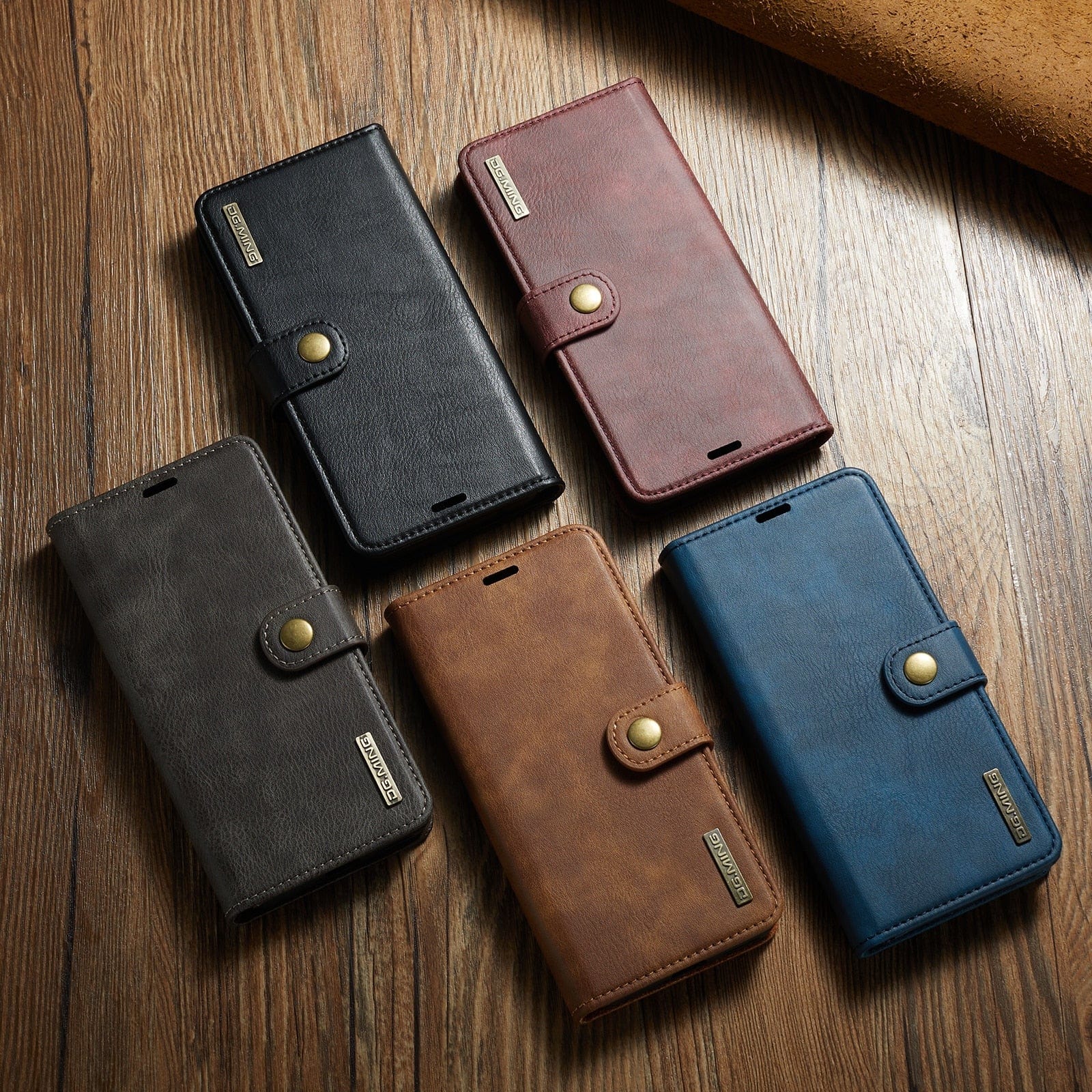 Abnehmbare iPhone 13 Wallet-Hülle | 2-in-1-Luxus-Magnetkartenhalter aus Leder