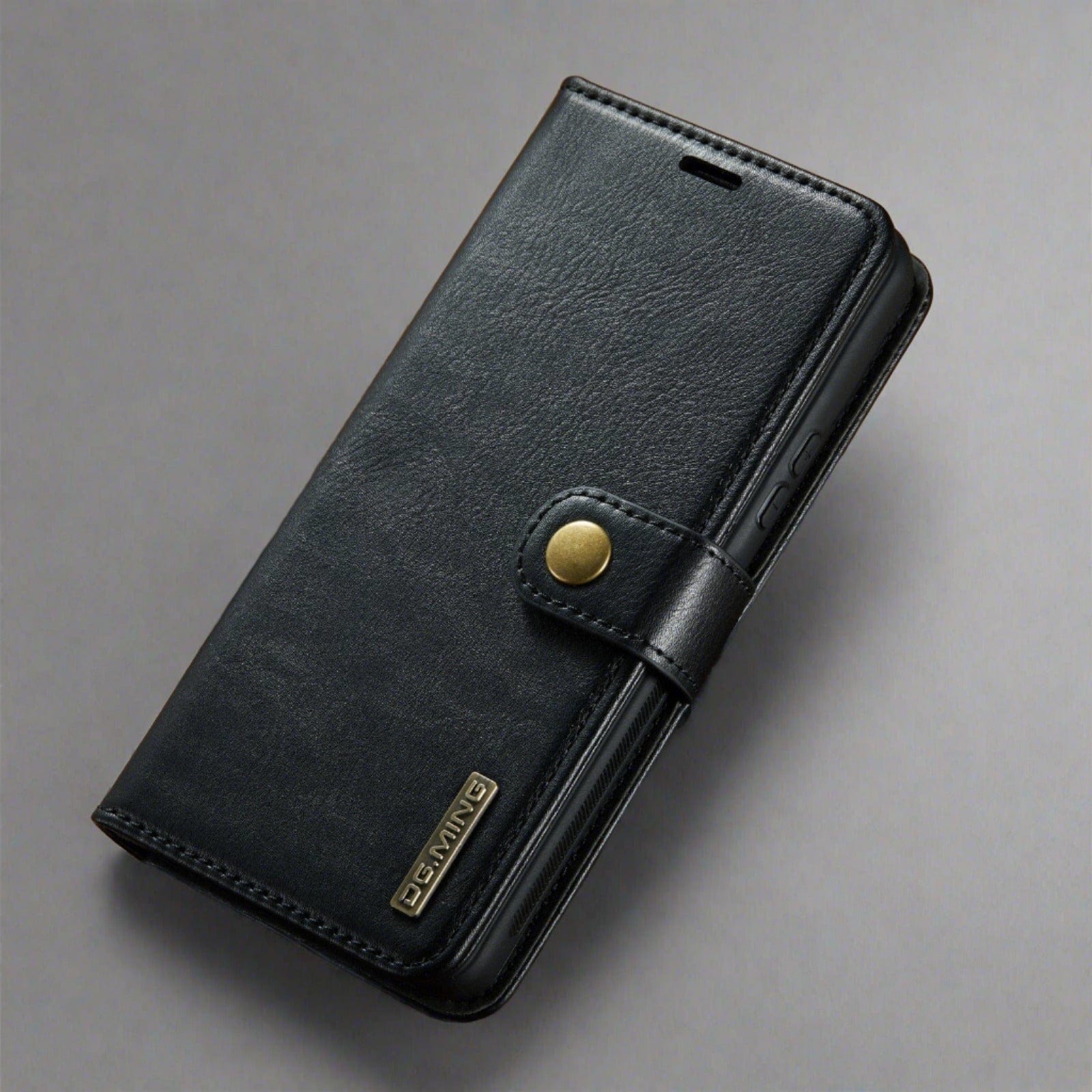 Abnehmbare Samsung S24-Hülle | Luxuriöse magnetische Kartenetui aus Leder