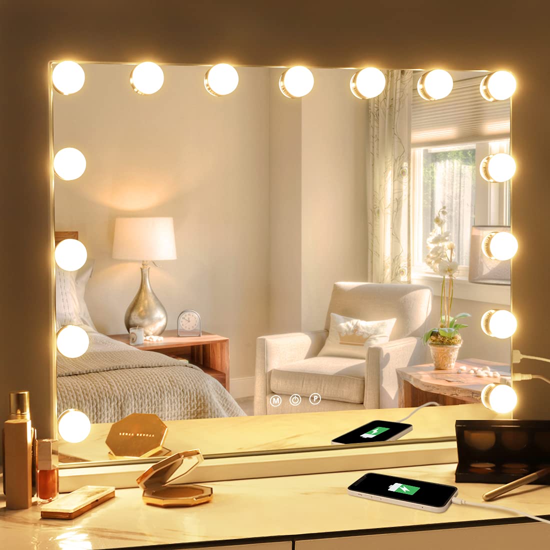 Make-up-Spiegelbeleuchtung - LED Dimmbare Lampen