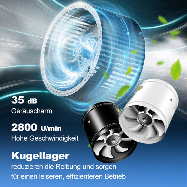Super-Saug-Ventilator | Leiser, leistungsstarker Extraktor