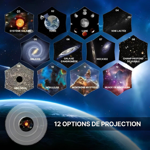 Galaxy-Projektor 12-in-1