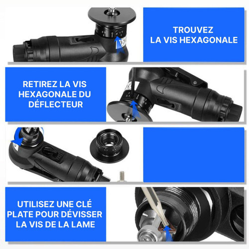 Mini-Chanfreineuse Pneumatisch