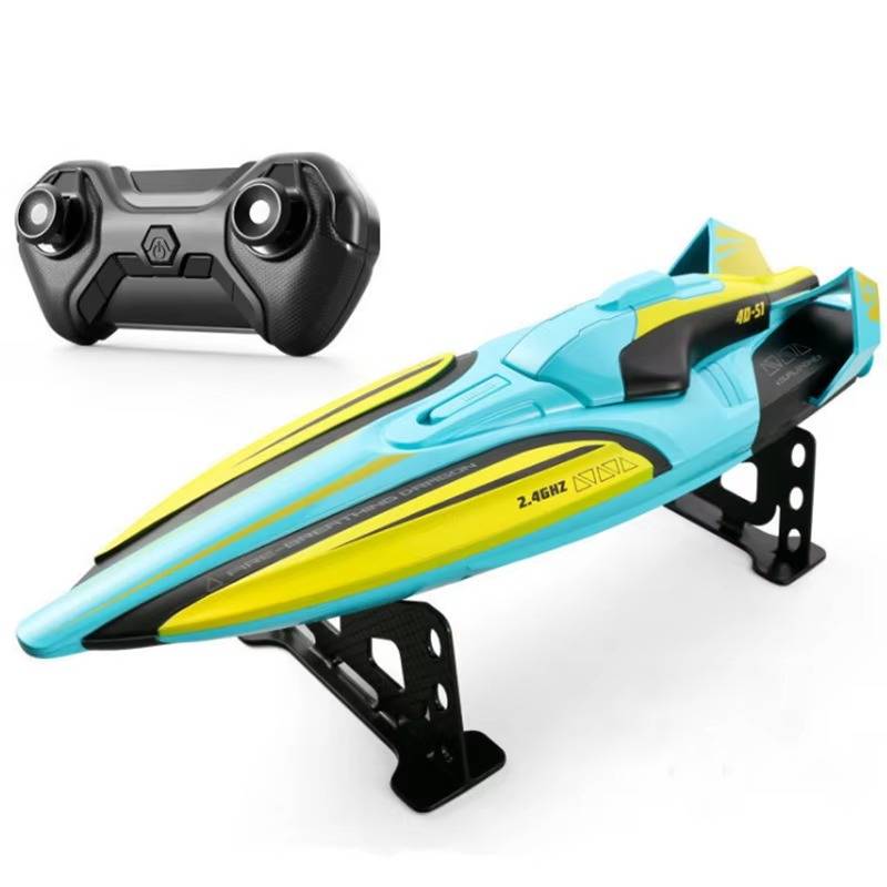 RC Hochgeschwindigkeitsboot 35 km/h – Dual-Motor, LED & Wasserdicht