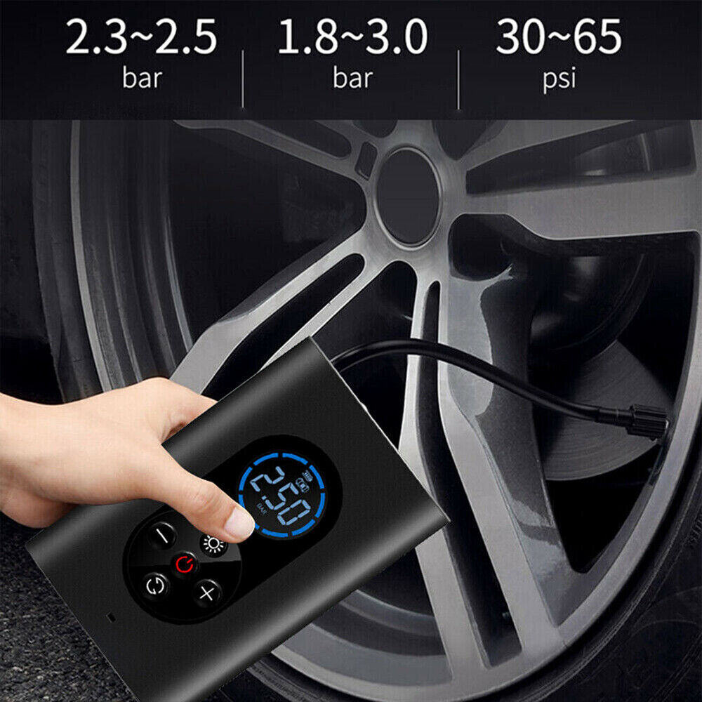 QuickAir: Tragbarer Elektrischer Reifenaufbläser
