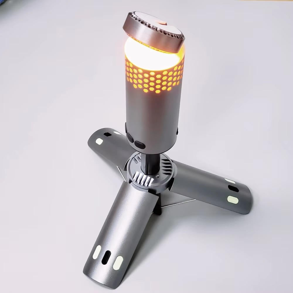 Wiederaufladbare LED-Campinglampe Teleskop Höhenverstellbar IPX65 10000mAh USB Notlicht