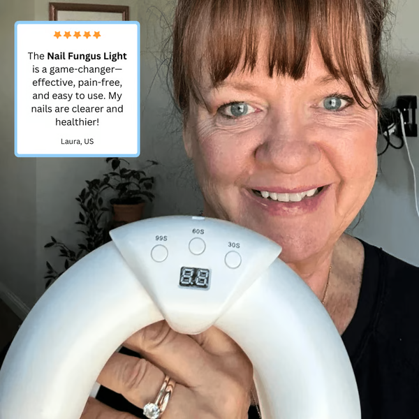Nagelpilz-Lasergerät mit dualen LED-Wellenlängen, schmerzfreier Behandlung, tragbar, für gesunde Nägel