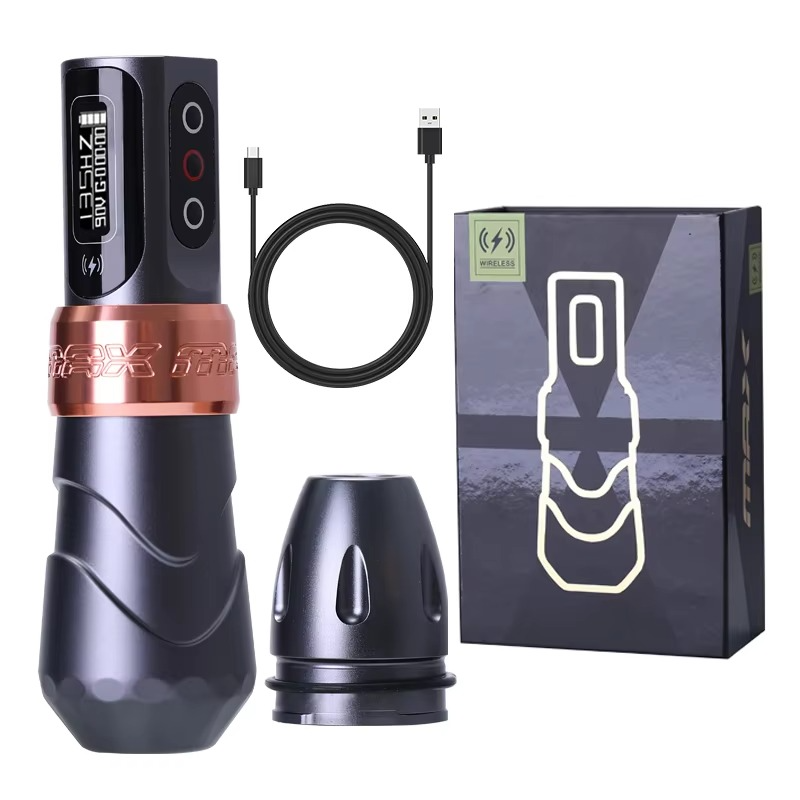 Tattoo Pen Professioneller Permanent Make-up und Tattoo Stift Leise 10.000 U/min LED Display