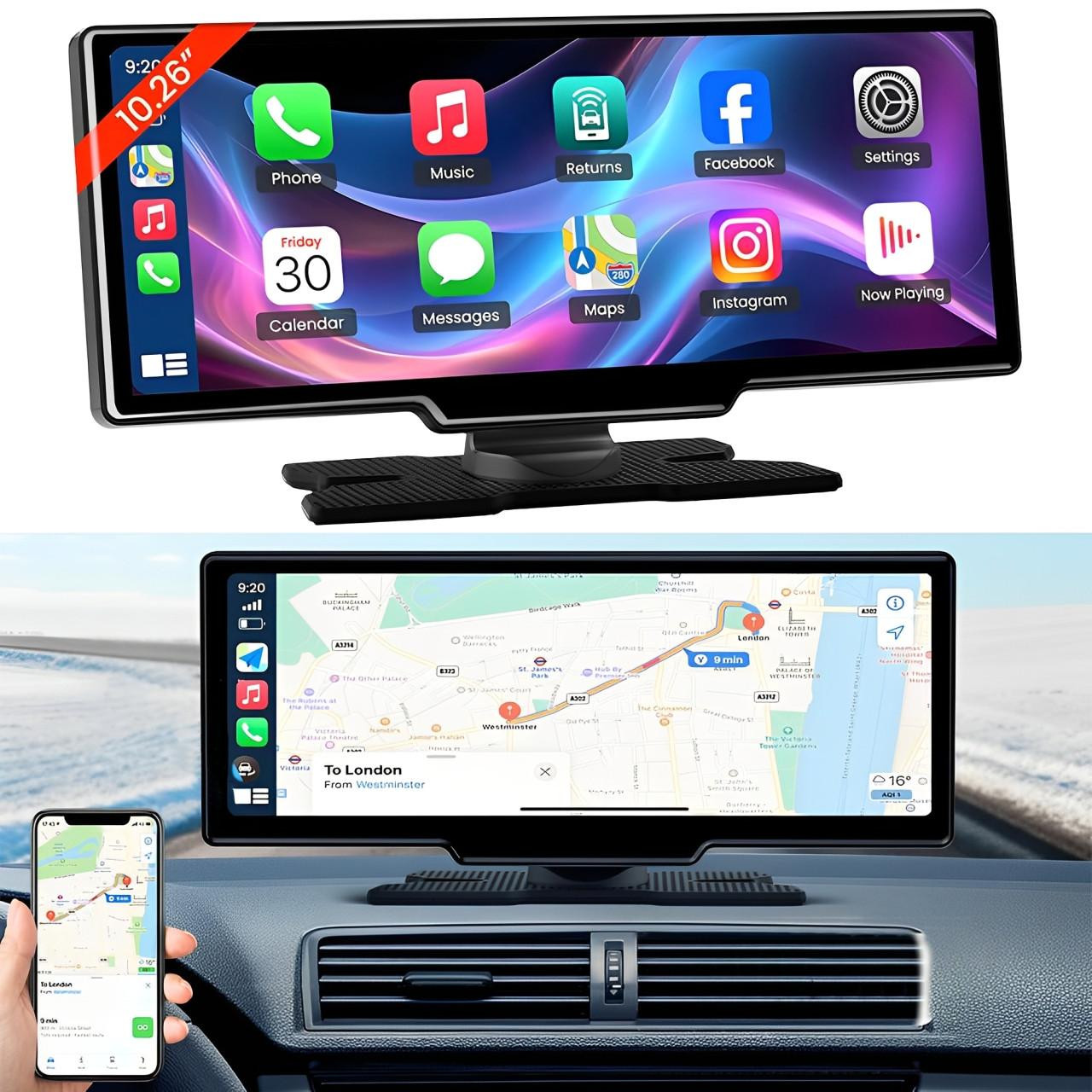CarPlay Bildschirm Auto