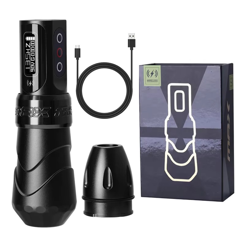 Tattoo Pen Professioneller Permanent Make-up und Tattoo Stift Leise 10.000 U/min LED Display