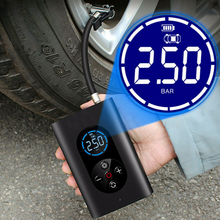 QuickAir: Tragbarer Elektrischer Reifenaufbläser