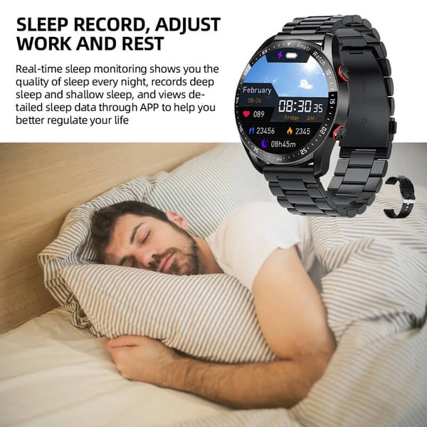 Multifunktionale Bluetooth Talk Casual Smartwatch Für Männer/Frauen