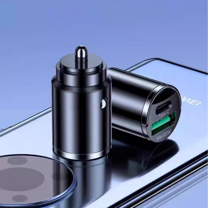 Verstecktes Auto-USB-Ladegerät mit Dual-Ports