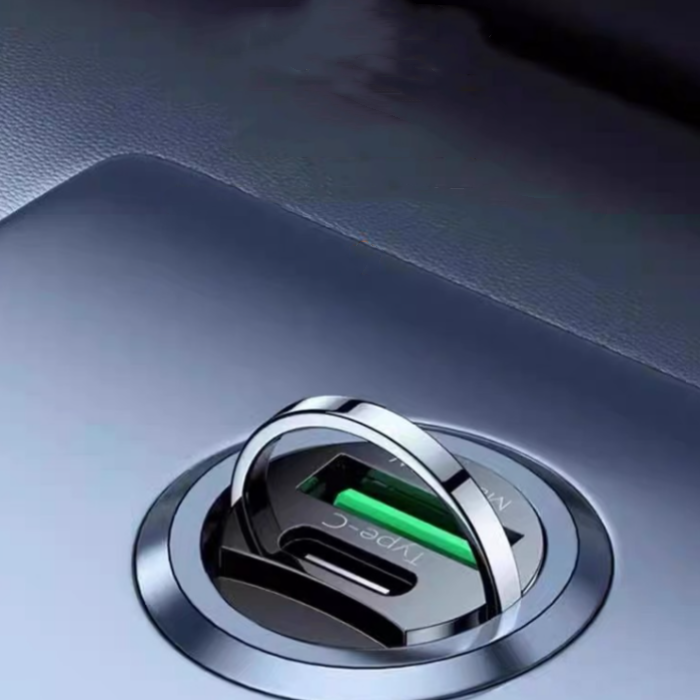 Verstecktes Auto-USB-Ladegerät mit Dual-Ports