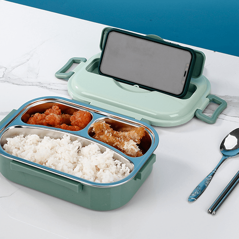 Thermo-Lunchbox Edelstahl - Warmhaltebox