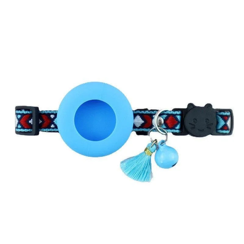 GPS Halsbandhülle für Katzen | Mit Glocke & Halterung für Tracker