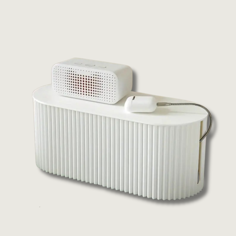 Minimalistische Kabelaufbewahrungsbox
