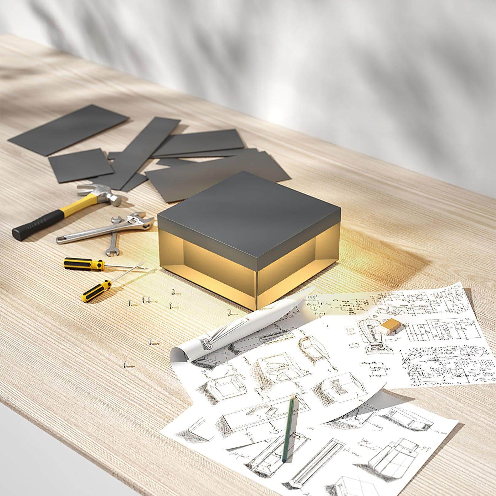 Solar-Außenpfostenleuchte - wetterfest