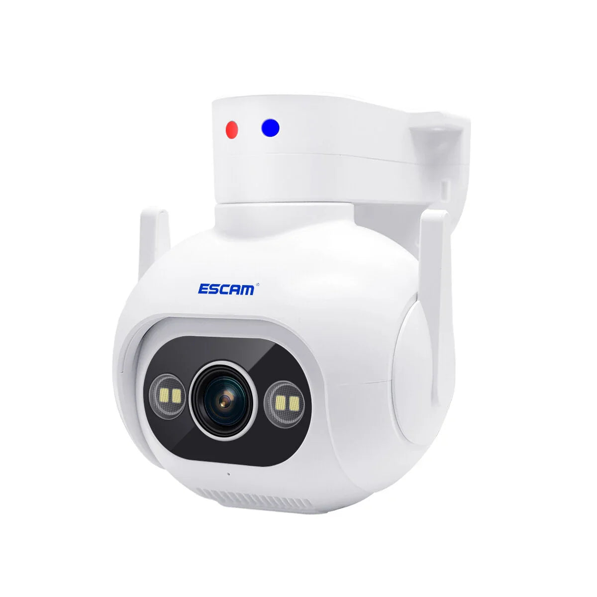 ESCAM PT304 4MP 1440P 10X Zoom IP-Sicherheitskamera mit humanoider Erkennung, WIFI, Nachtsicht und Alarmton (EU-Standard)