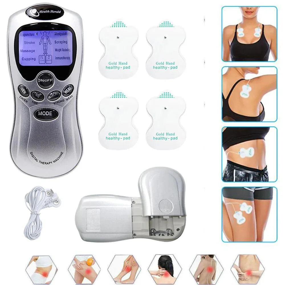 Elektrisches Tens-Gerät Puls-Massager Muskelstimulator Therapie Schmerztherapie Digitale Massage Elektrische Meridian Körpermassage