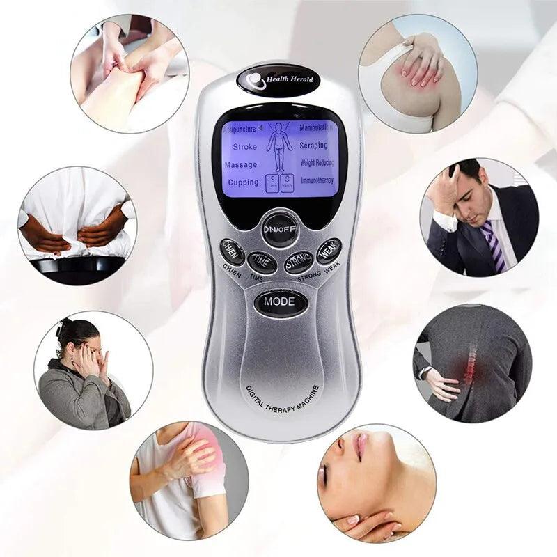 Elektrisches Tens-Gerät Puls-Massager Muskelstimulator Therapie Schmerztherapie Digitale Massage Elektrische Meridian Körpermassage