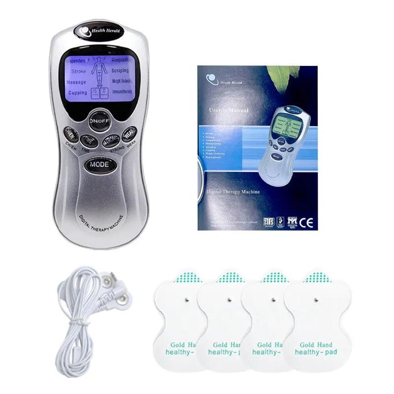 Elektrisches Tens-Gerät Puls-Massager Muskelstimulator Therapie Schmerztherapie Digitale Massage Elektrische Meridian Körpermassage