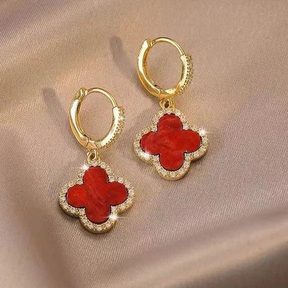 Kleeblatt-Ohrringe – Stil & Glück