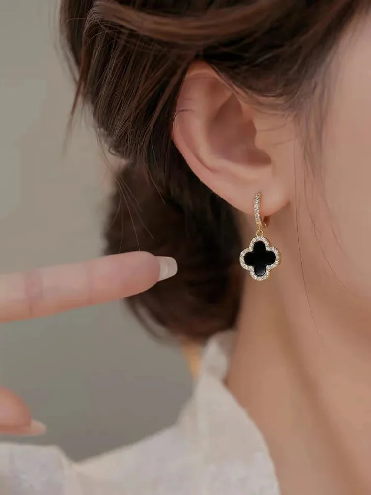 Kleeblatt-Ohrringe – Stil & Glück