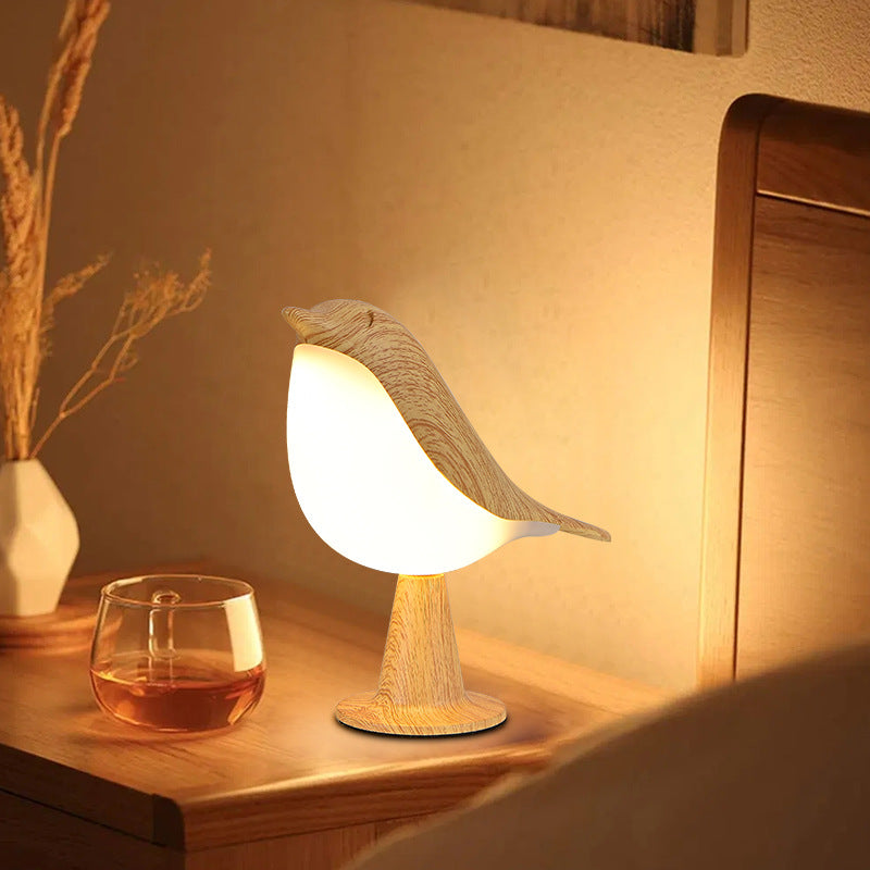 Elegante Vogel Lampe - LED Design mit 3 Leuchtstufen