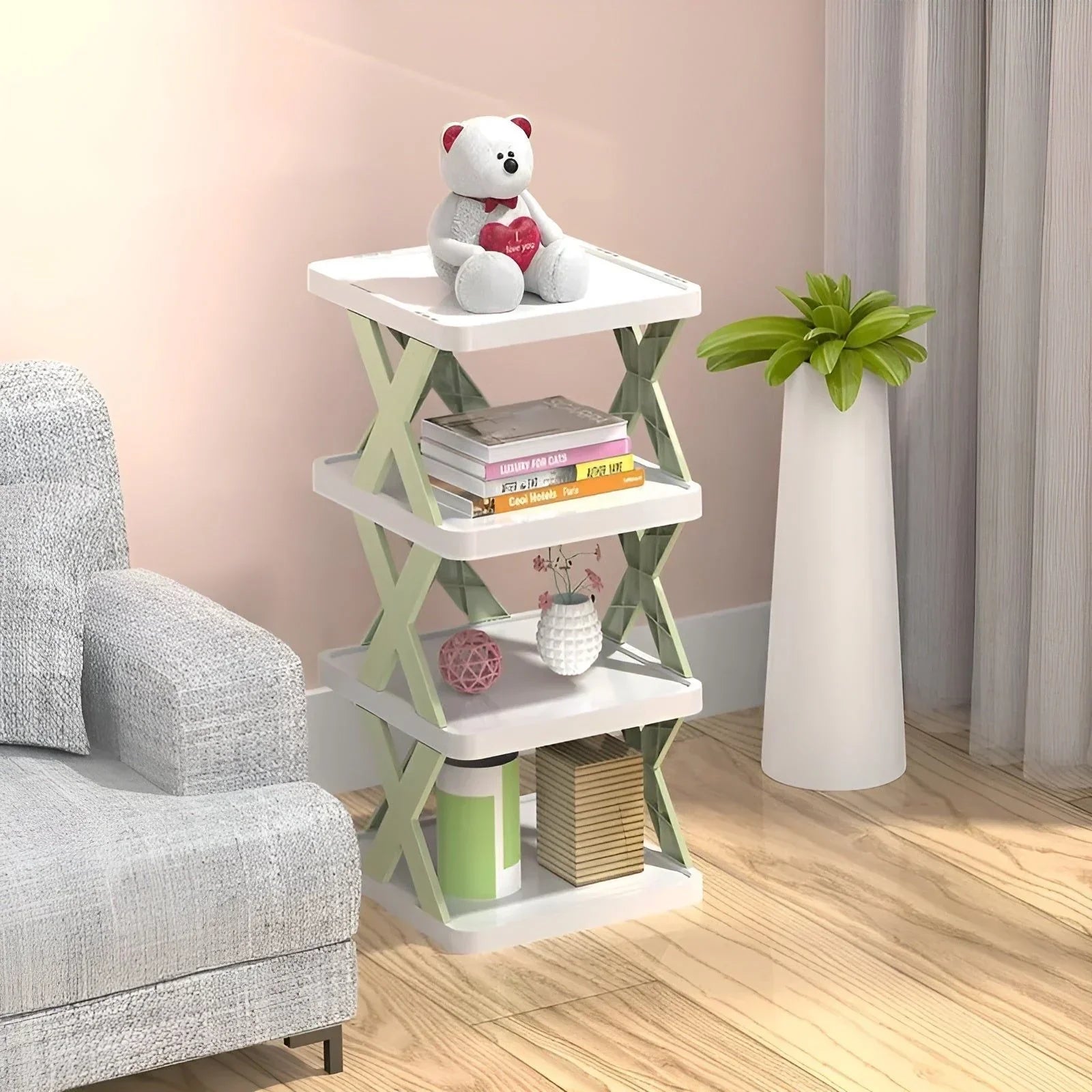 Faltbares Schuhregal - Platzsparend & Multifunktional