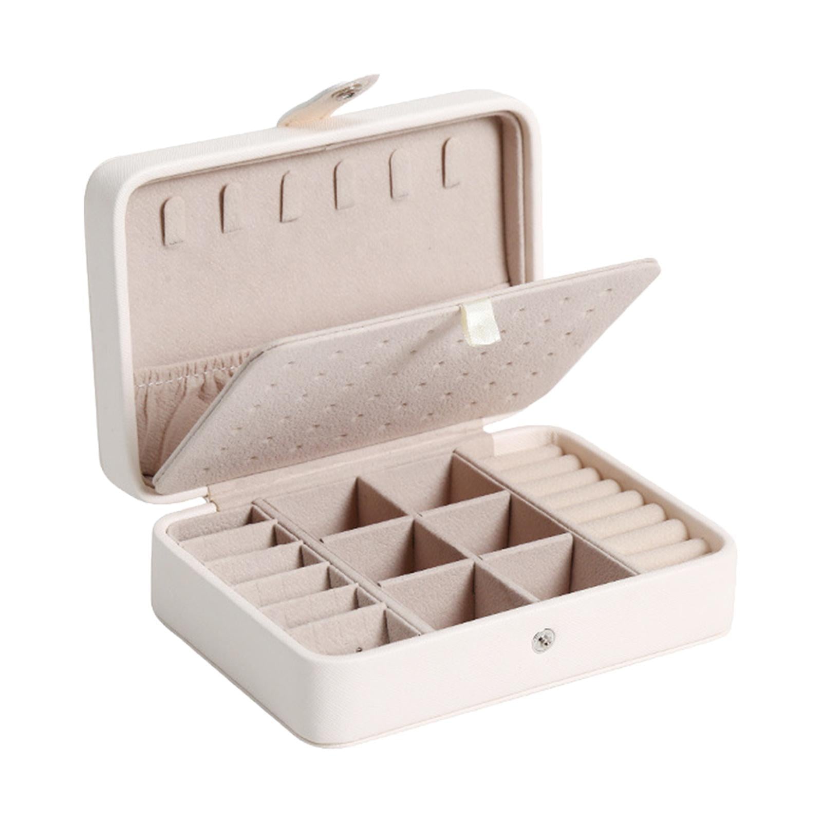 Leder Klappdeckel Schmuckkästchen - Luxuriöse Aufbewahrung