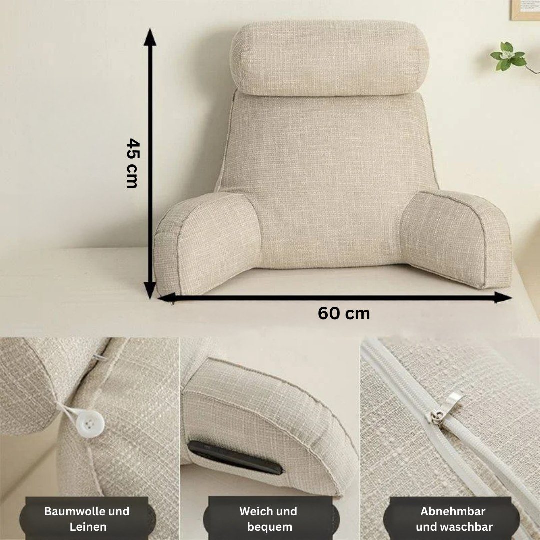 Ergonomisches Sitzkissen - Kopfstütze & Armlehnen