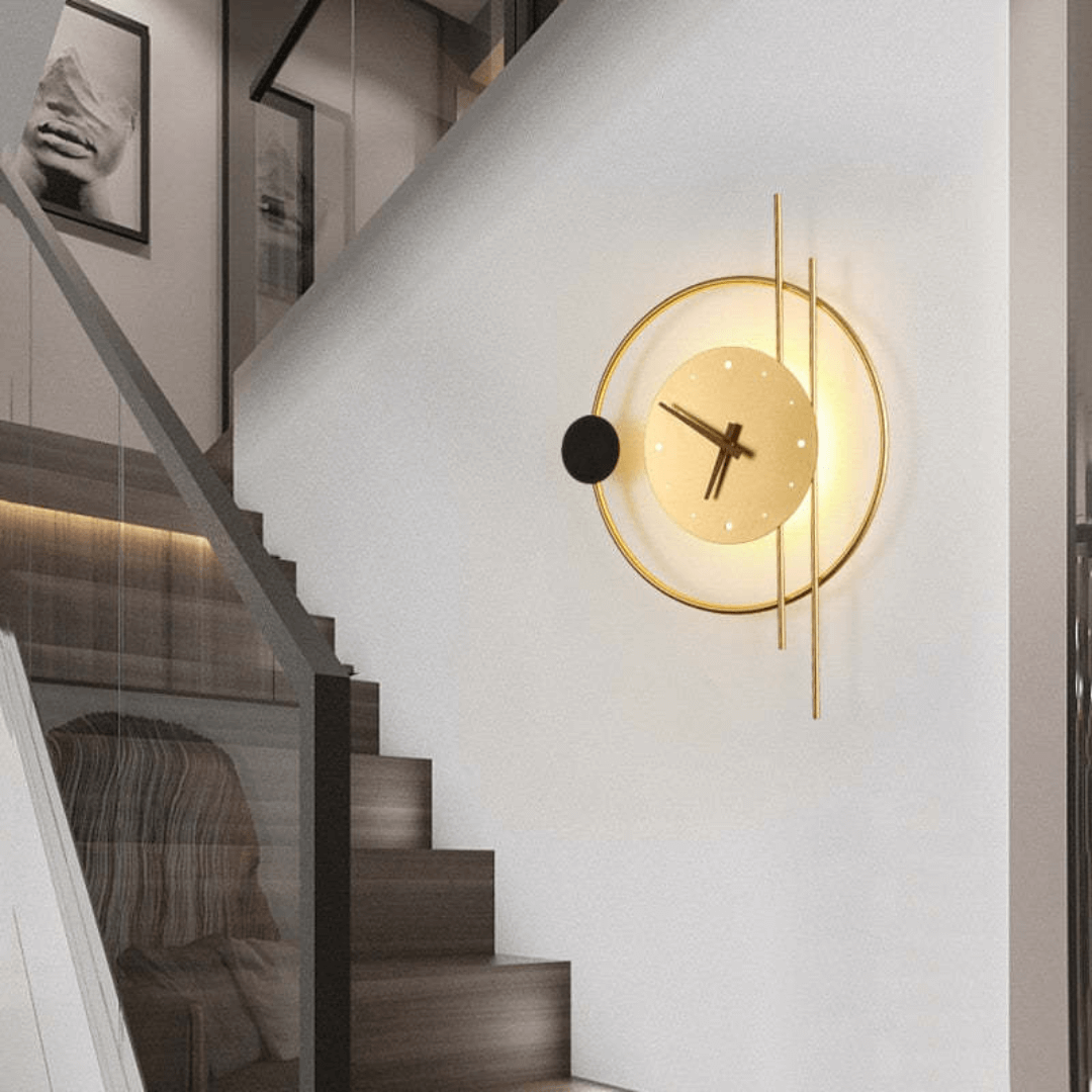 LED Wanduhr mit Beleuchtung, Modernes Design