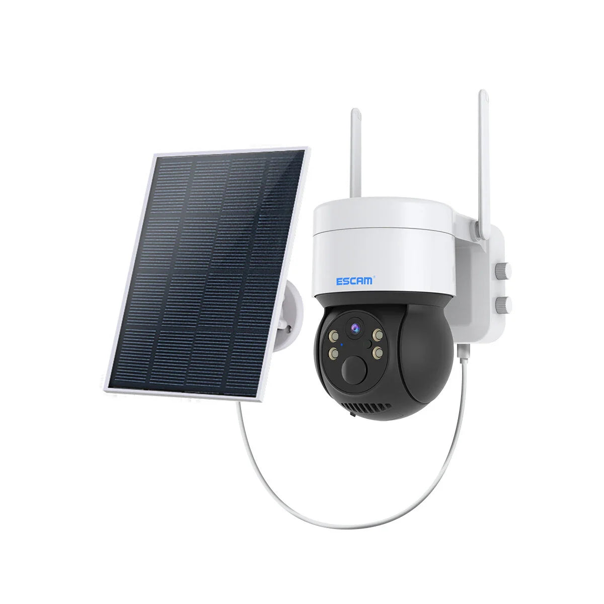 ESCAM QF170 2MP Solar WiFi PTZ IP-Kamera mit PIR-Alarm, Full-Color Nachtsicht, Zwei-Wege-Audio, IP66 & Cloud-Speicherung