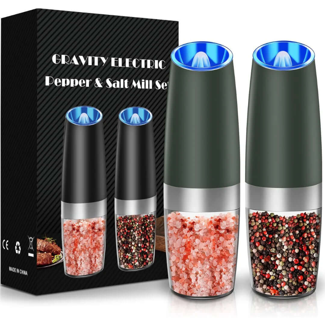 Elektrische Salz- & Pfeffermühle - Wiederaufladbar