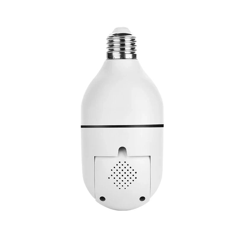 5X Zoom 2MP WiFi PTZ Glühbirnenkamera mit Nachtsicht, Audio Gegensprechanlage & Alarm-Fernbedienung
