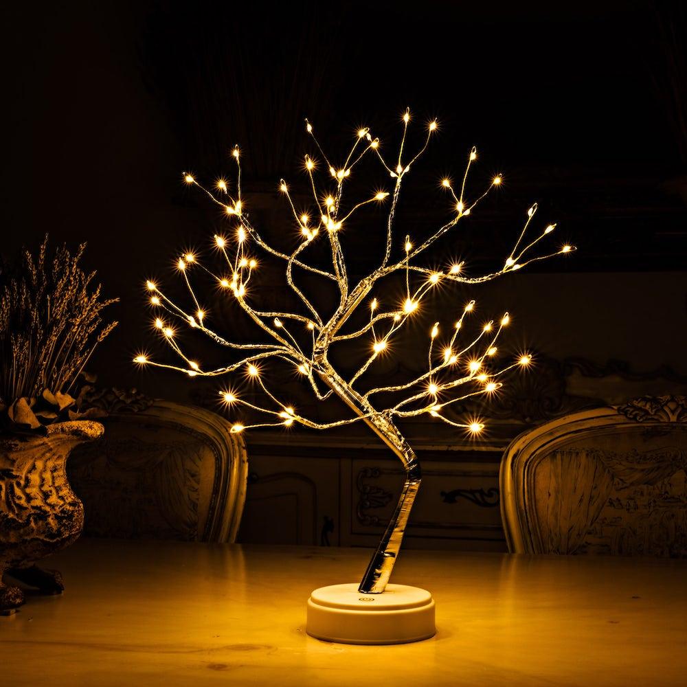 LED Baum Tischlampe – Stimmungsvolles und Magisches Ambiente