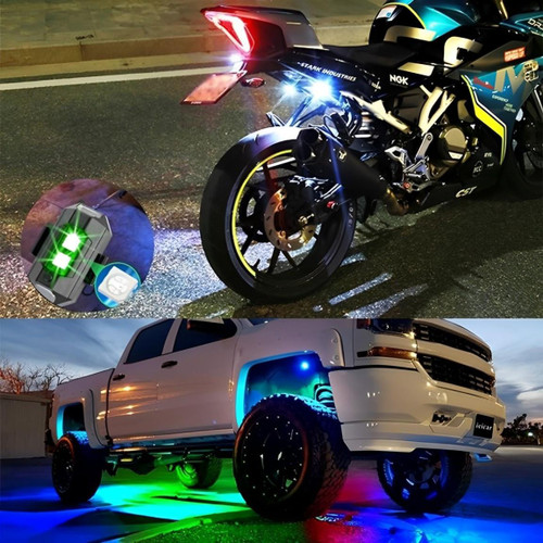 Feuer LED Stroboskop für Motorrad - Auto und Fahrrad