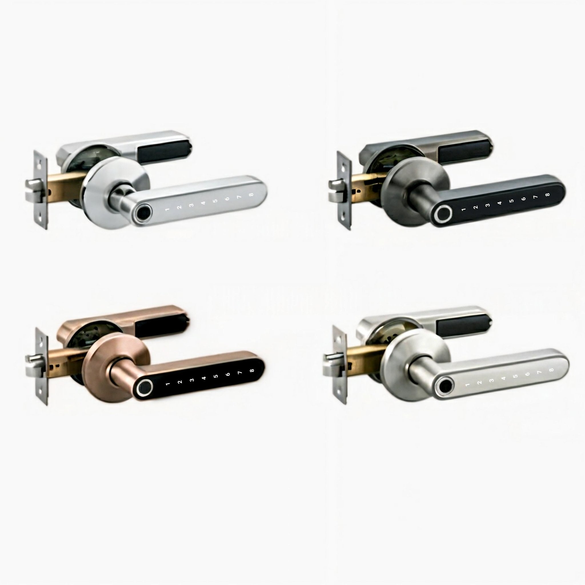 Intelligentes digitales Fingerabdruck-Türschloss mit App-Steuerung, Passcode & DIY-Installation