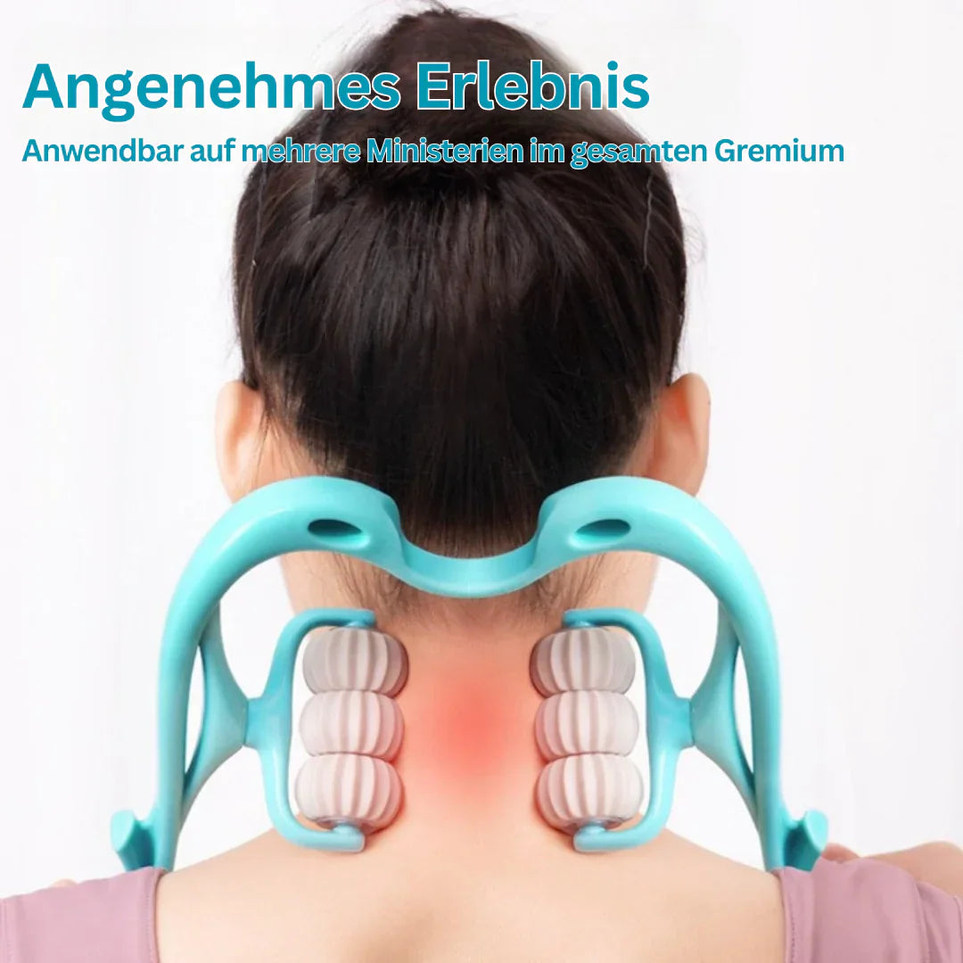 6-Rad Nacken- und Schultermassager - Entspannung