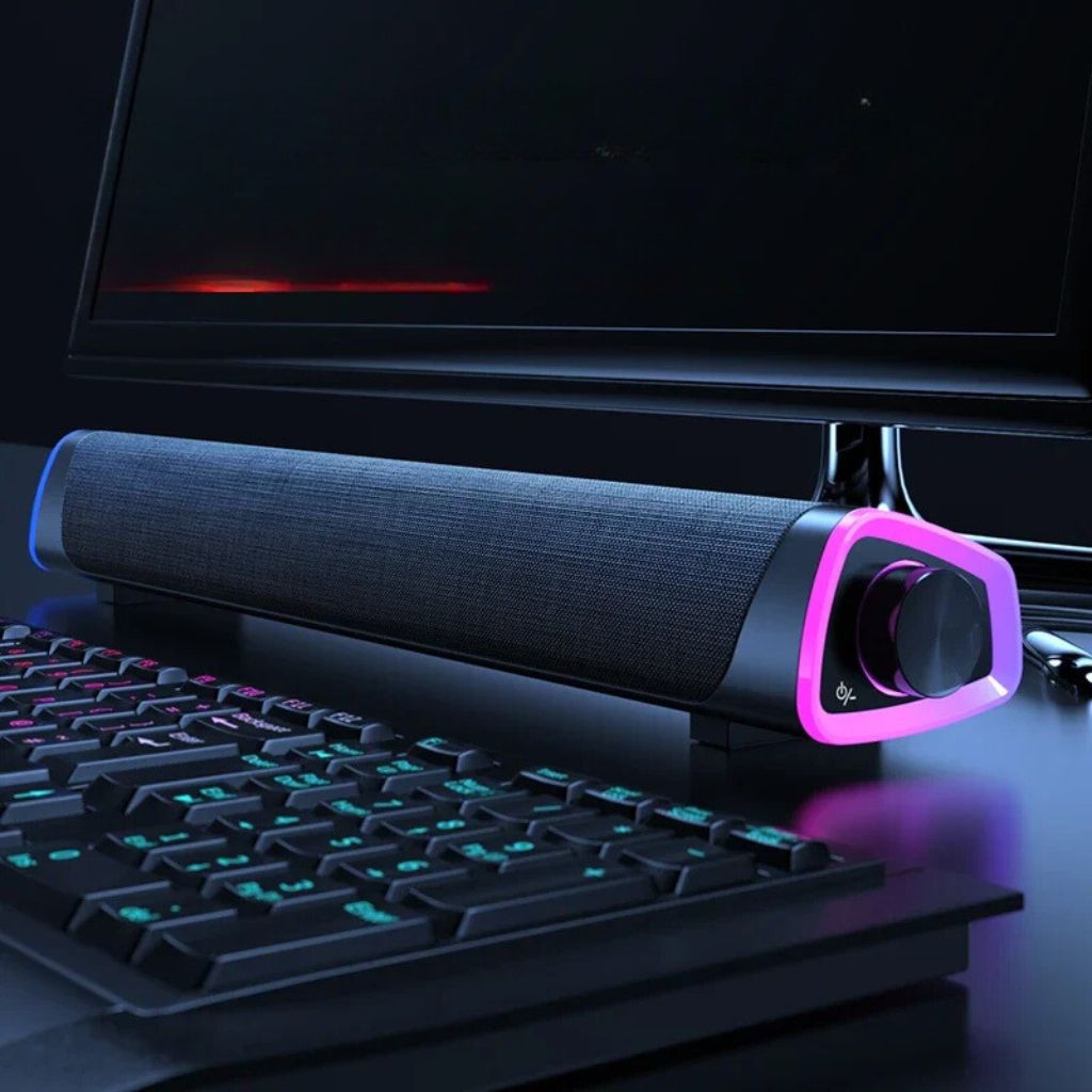 Gaming-Soundbar & Bluetooth-Lautsprecher