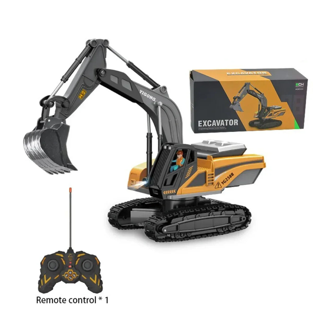 Ferngesteuertes Baustellenfahrzeug - Spaß für kleine Baumeister