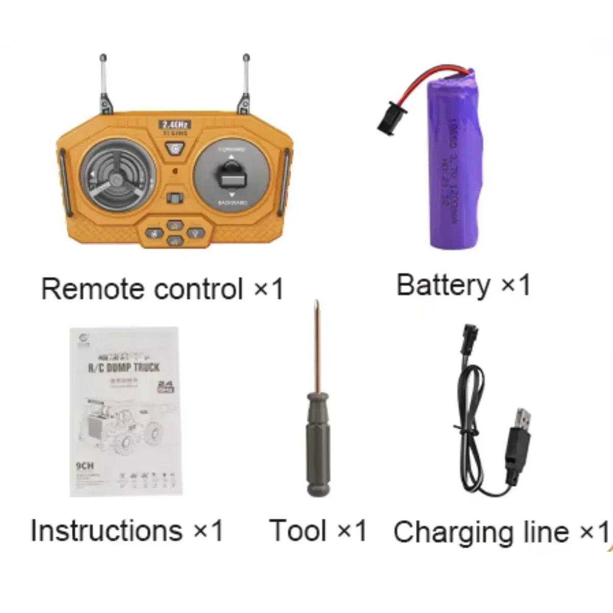Ferngesteuertes Baustellenfahrzeug - Spaß für kleine Baumeister