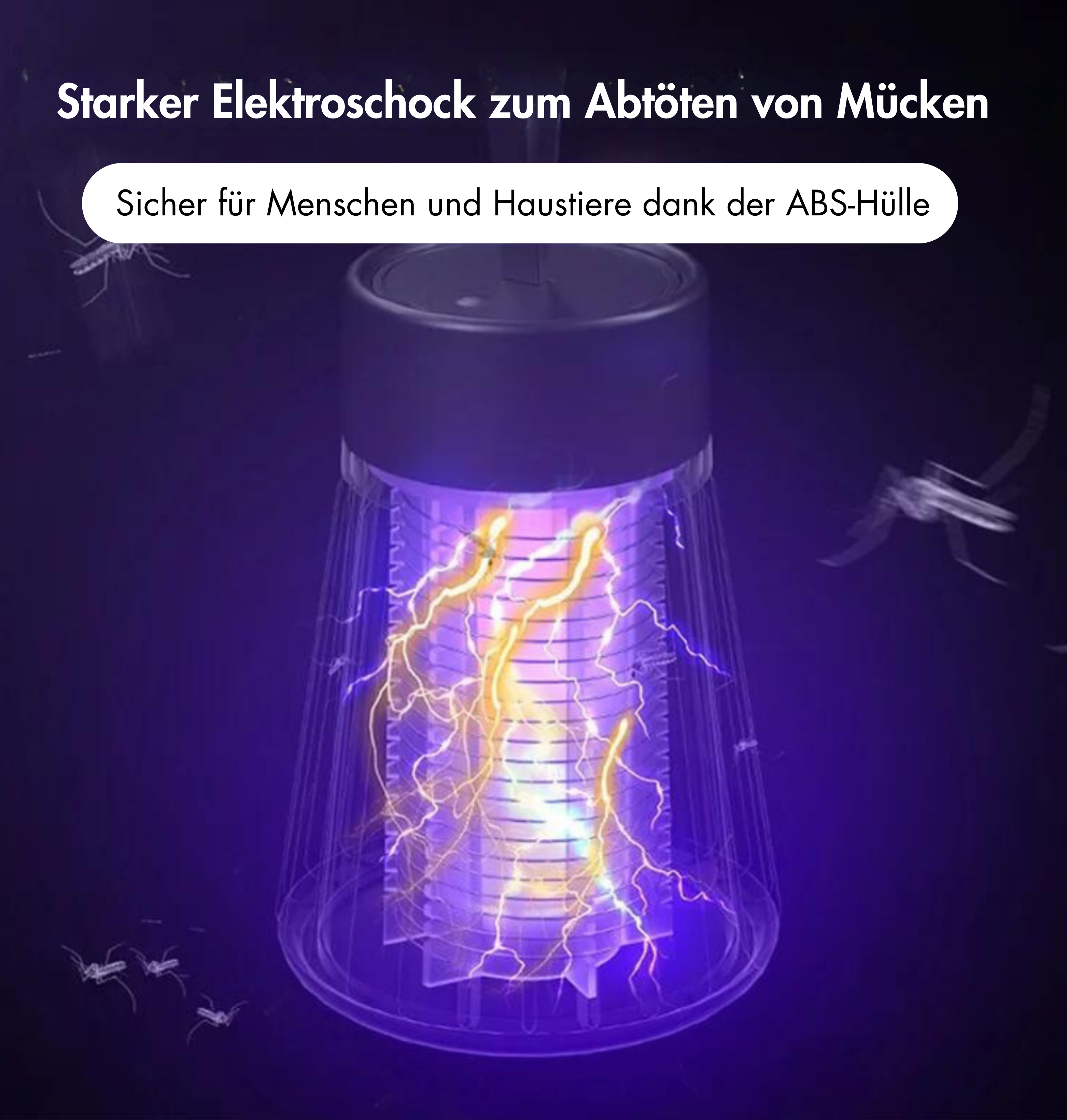 Zelara - Tragbar Anti Moskito Lampe Mit Elektrischer Schock