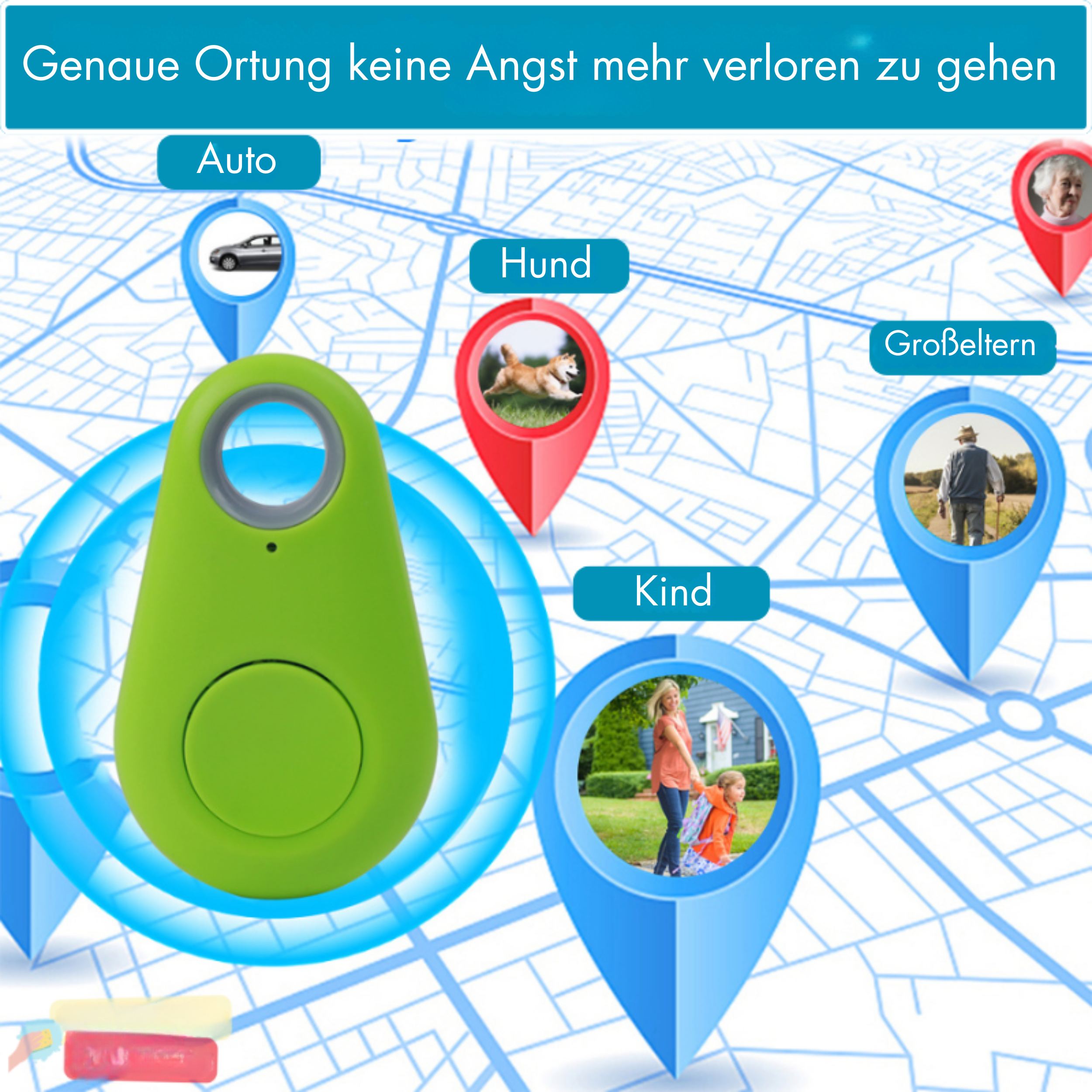 Zelara - Multi Verbindung GPS Haustiere Tracker