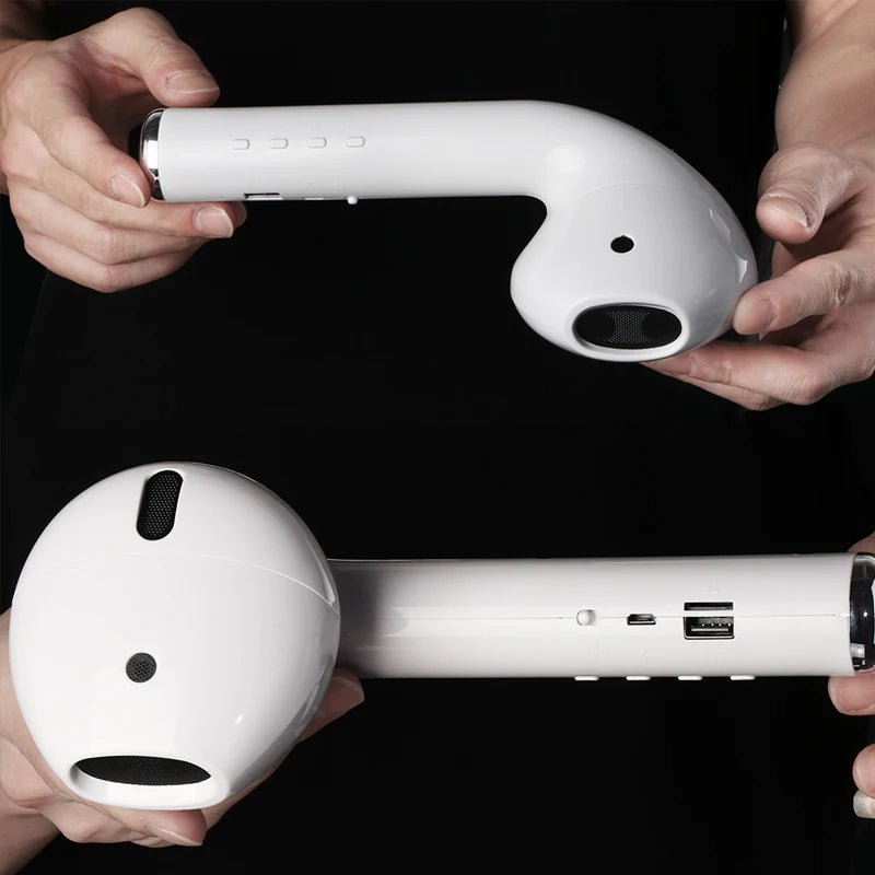 Giant Earphone Bluetooth Lautsprecher – Kabelloser Stereo Musik-Player, Kreative Headset-förmige Soundbar mit Radio-Wiedergabe