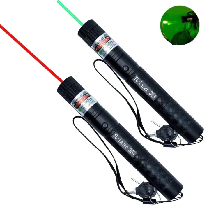 Hochleistungs-Laserpointer - Starker Grüner Laserstrahl
