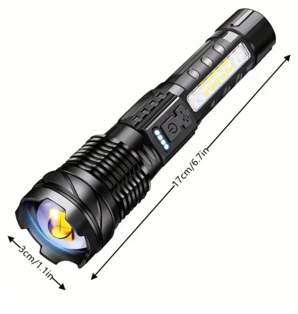 Hochleistungs-Militär-Taschenlampe - 5000 Lumen | Wasserdicht