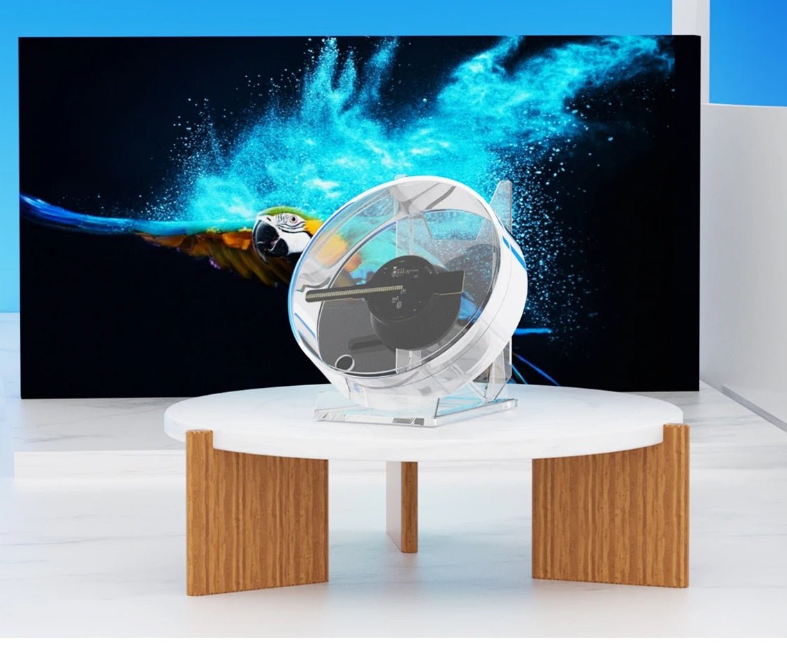 Hologram Desktop Fan Projector – 3D LED-Anzeige für fesselnde Videos & Bilder, perfekt für Geschäfte, Bars, Partys und Werbung